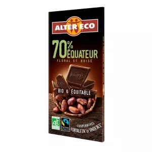 Chocolate Amargo 70% Equador 100g - Alter Eco