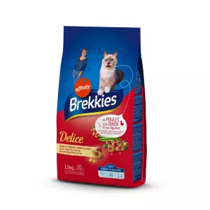 Croquettes chats poulet caille légumes EXCEL 1.5kg - BREKKIES