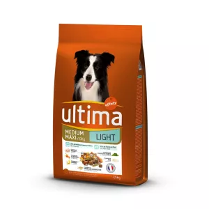 Croquetes para Chien Médio Maxi +10 kg Light 7,5 kg - ULTIMA