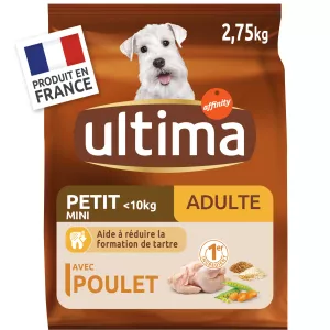 Mini Adult Dog Food With Chicken 2.75kg - Ultima