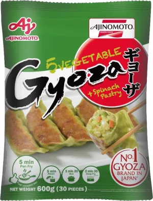 Gyozas Legumes (epinard) 10 X 600 Gr - AJINOMOTO