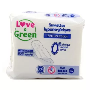 Serviet Hypo Nt X10 Love Green - LOVE & GREEN