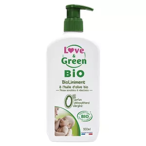 LOVE & GREEN BIOLINIMENT CERTIFIÉ BIO 500ml - LOVE & GREEN