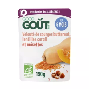 حساء القرع الجوز. عدس مرجاني وبندق 190 جرام - GOOD GOUT