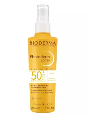 PHOTODERM SPRAY Invisible SPF50+ 200 ml - Bioderma
