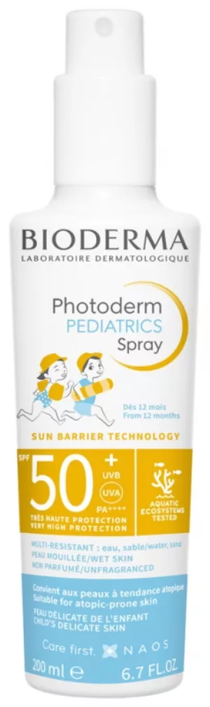 Photoderm Pediatría Spray Spf50+ 200 Ml - Bioderma