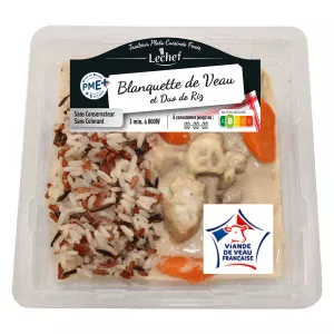 Blanquette Veau Riz 3 Couleurs