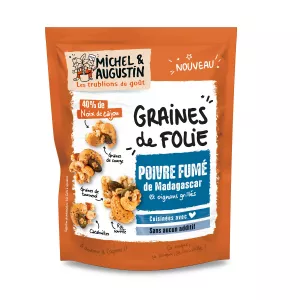 美味饼干疯狂种子熏马达加斯加胡椒和洋葱，95 克 - MICHEL ET AUGUSTIN