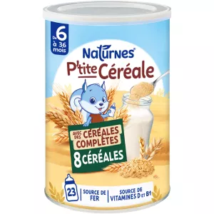 P'tite Céréale 8 céréales complètes dès 6 mois - NATURNES