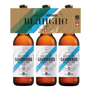 Birra Bianca Biologica 5°, 3x33cl - BRASSEURS SAVOYARDS