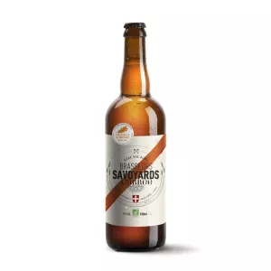 Organic amber beer from the Alps - 75 cl - BRASSEURS SAVOYARDS
