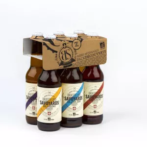 Birra 6 Gusti Artigianali Biologici, 5°, 6x33cl - LES BRASSEURS SAVOYARDS