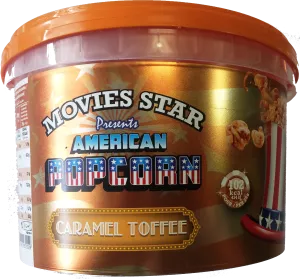 Seau PopCorn Caramel - MOVIES STAR