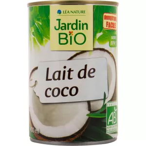 オーガニックココナッツミルク 400ml - JARDIN Bio