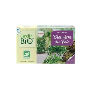 Infusion bien-être du foie BIO 28g - JARDIN BIO