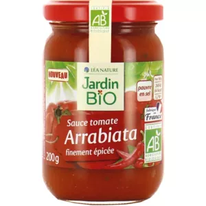 200g Pot Sauce Arrabiata Bio