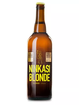 Ambachtelijk blond bier uit Lyon, 4°, 75cl - NINKASI