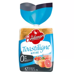 Toastiligne Nature 500g - LA BOULANGERE
