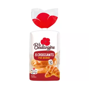 Lb Croissant Pur Beurre X8 320g - LA BOULANGERE