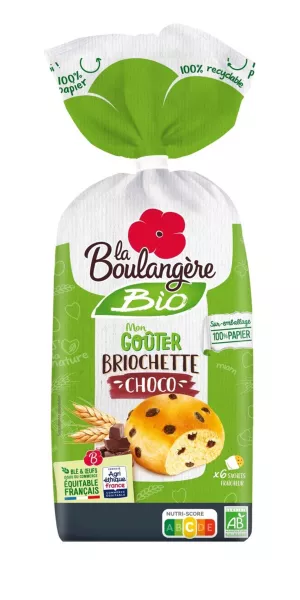 Brioches con pepitas de chocolate negro bio - LA BOULANGERE