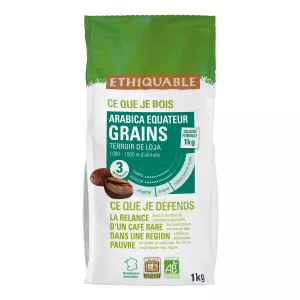 1kg Coffee Beans Ecuador Organic - ETHIQUABLE