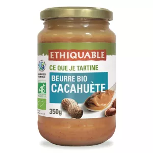 Bơ Đậu Phộng Không Dầu Cọ Hữu Cơ 350g - Ethiquable