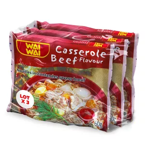 3x60g Nouilles Inst Boeuf