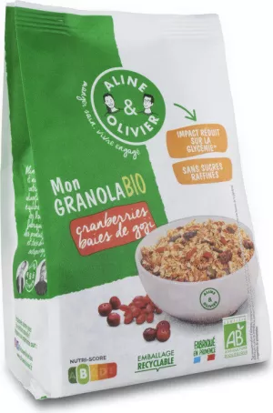 310g AO Bio Granola Superfruti - ALINE&OLIVIER