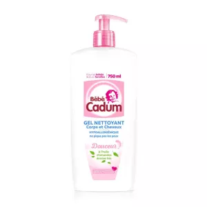 Gel nettoyant corps et cheveux douceur 750ml - CADUM