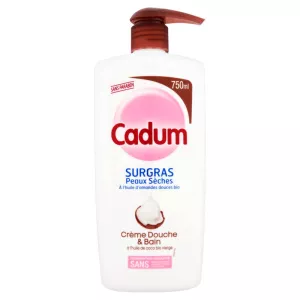 Crème douche huile de coco bio vierge peaux sèches 750ml - CADUM