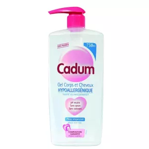 Gel corps et cheveux hypoallergénique 750ml - CADUM