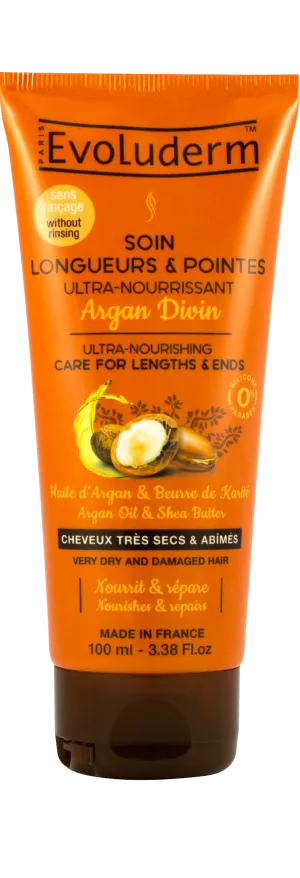 Skiller Matibabu Ultra-lisheing Divine Argan 100ml - Evoluderm