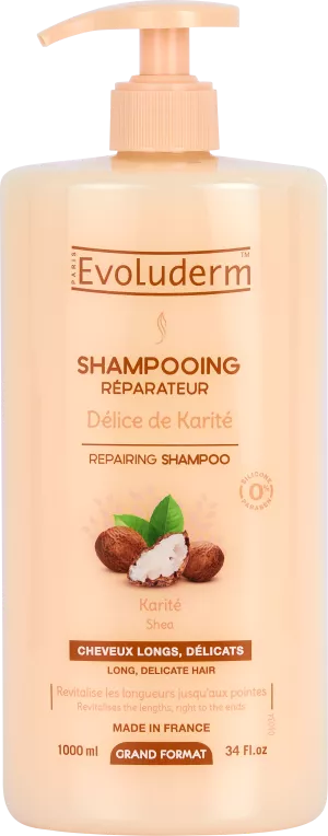 Shea Délice Восстанавливающий шампунь 1л - Evoluderm