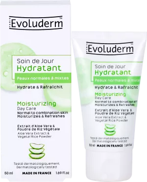 保湿日间护理中性至混合性皮肤 50ml - Evoluderm