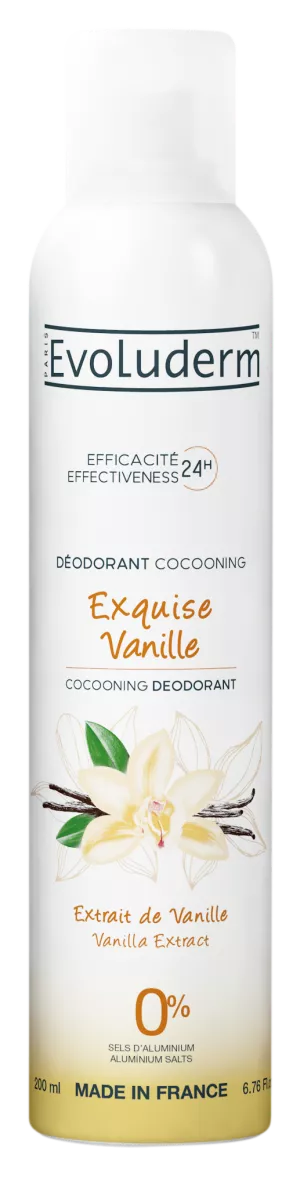 コクーニング エクスクイジット バニラ デオドラント 200ml - Evoluderm