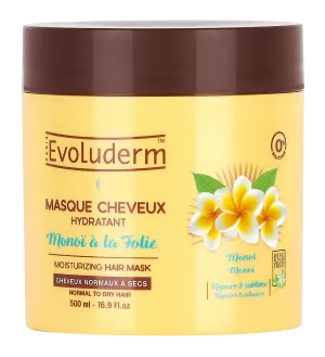 Monoi Hydraterend Haarmasker à La Folie 500ml - Evoluderm