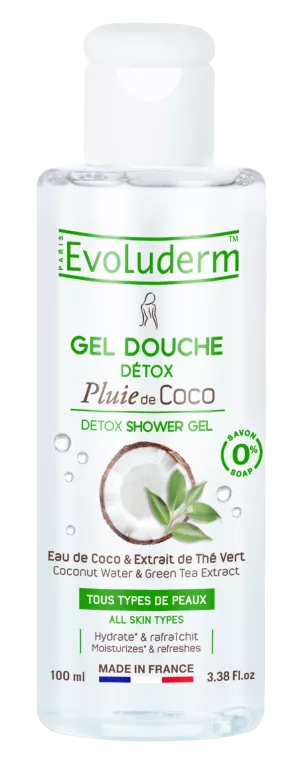 नारियल वर्षा शावर जेल 100 मि.ली - Evoluderm