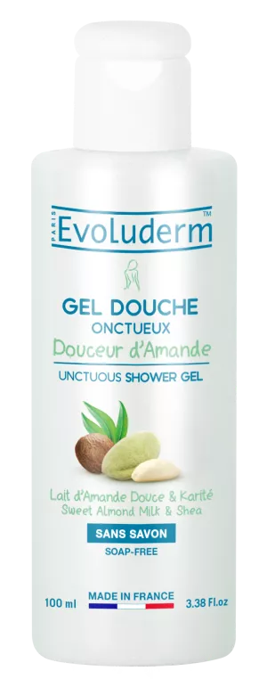 جل استحمام لطيف باللوز 100 مل - Evoluderm