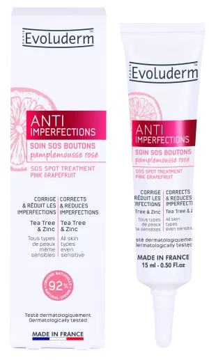 Sos 抗痘痘护理霜 15ml - Evoluderm