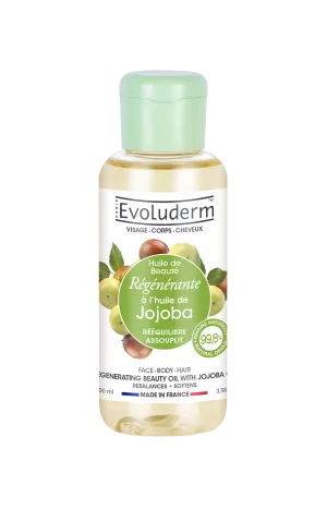Regenererende schoonheidsolie met jojoba-olie 100 ml - Evoluderm