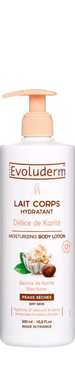 シアディライト モイスチャライジング ボディミルク 500ml - Evoluderm