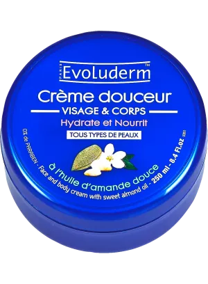 Crema delicata viso e corpo 250ml - Evoluderm