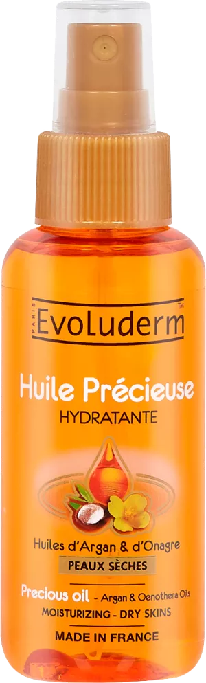 मॉइस्चराइजिंग तेल कीमती तेल 100 मि.ली - Evoluderm