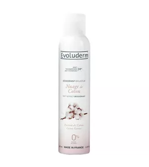 Cotton Cloud Deodorante delicato antitraspirante 200ml - Evoluderm