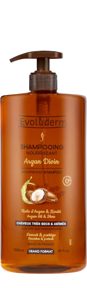 شامبو مغذي بالأرغان من ديفاين 1 لتر - Evoluderm