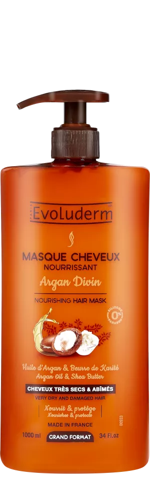 Masque Cheveux Nourrissant Argan Divin 1l - Evoluderm