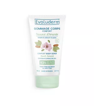 مقشر الجسم المريح لنعومة اللوز 150 مل - Evoluderm