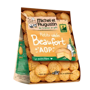Песочное печенье Beaufort and Pepper Point Aperitif, 100г - MICHEL ET AUGUSTIN
