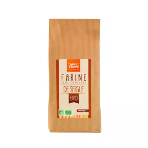 Biologisch Halfvolkoren Roggemeel 1kg - MON FOURNIL