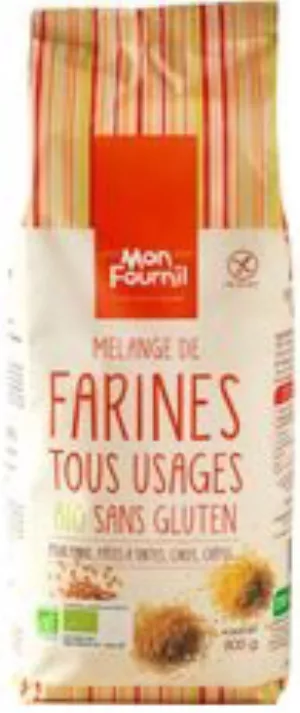 دقيق عضوي خالي من الغلوتين 800 جرام - MON FOURNIL